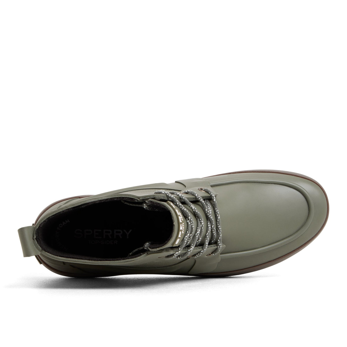 Sperry Recommended - Sleek Lace Up Boot Olive