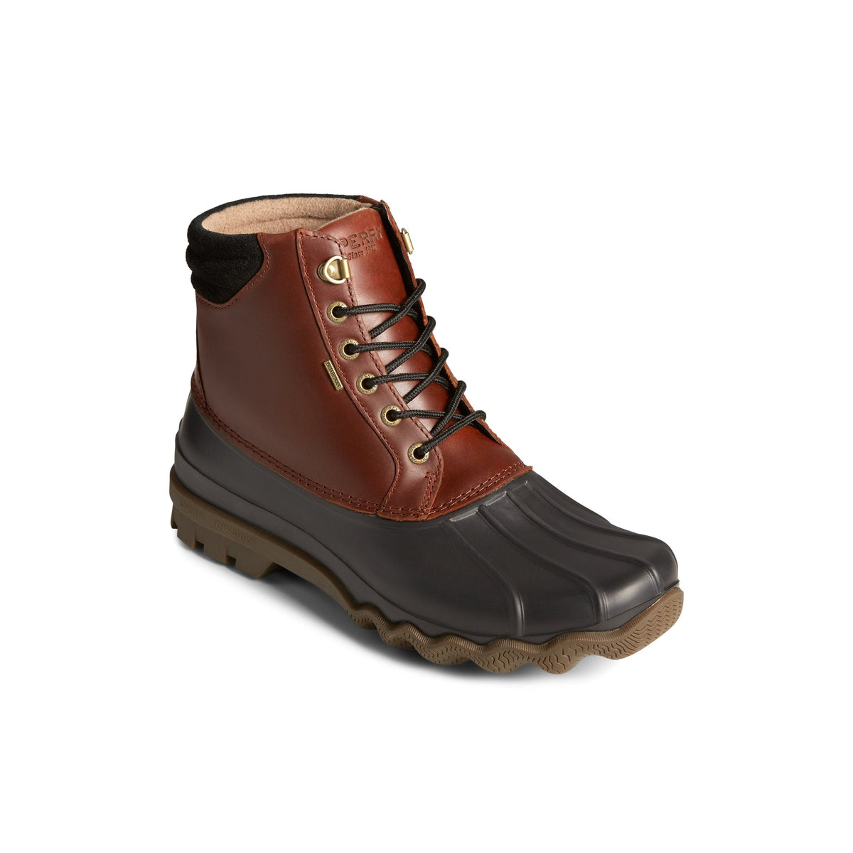 Sperry Value - Avenue Duck Boot Black for Men's | Duck & Rain Boots