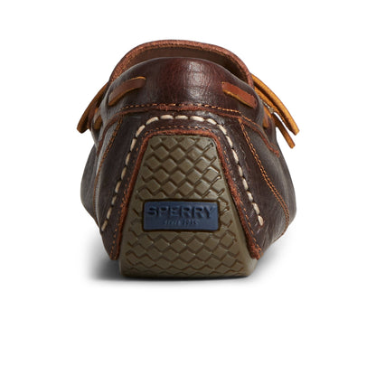 Sperry Recommended - Davenport Pull Up Leather 1-Eye Driver Brown