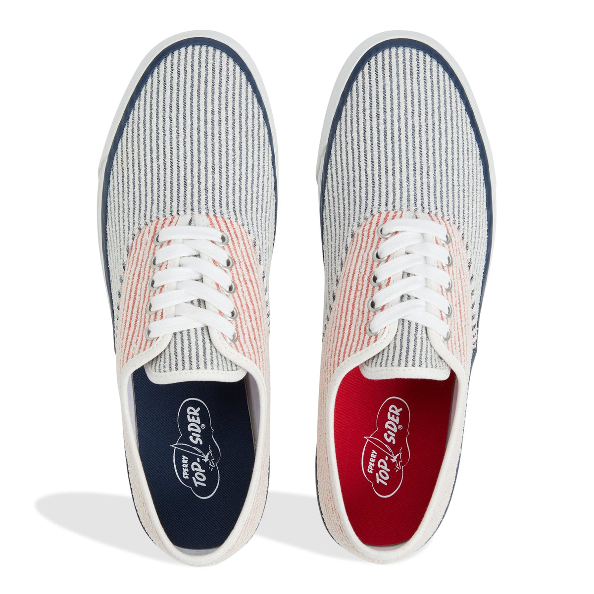 Sperry Best Seller - Striped cvo Navy/Red Men's Sneakers