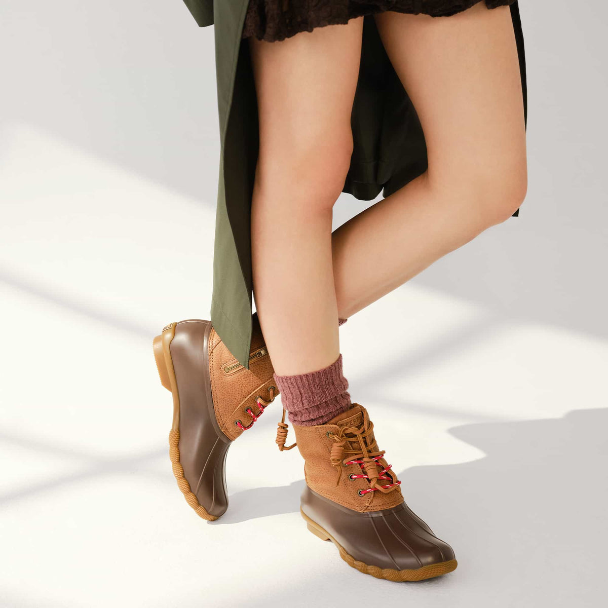Sperry Hot Sale - Saltwater™™ Duck Lug Boot Dark Brown