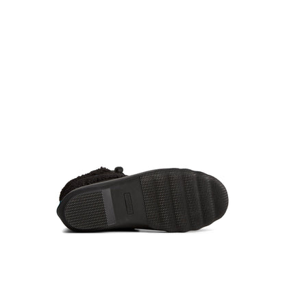 Sperry Essential - Saltwater™ Rainbow Sherpa Duck Boot Black