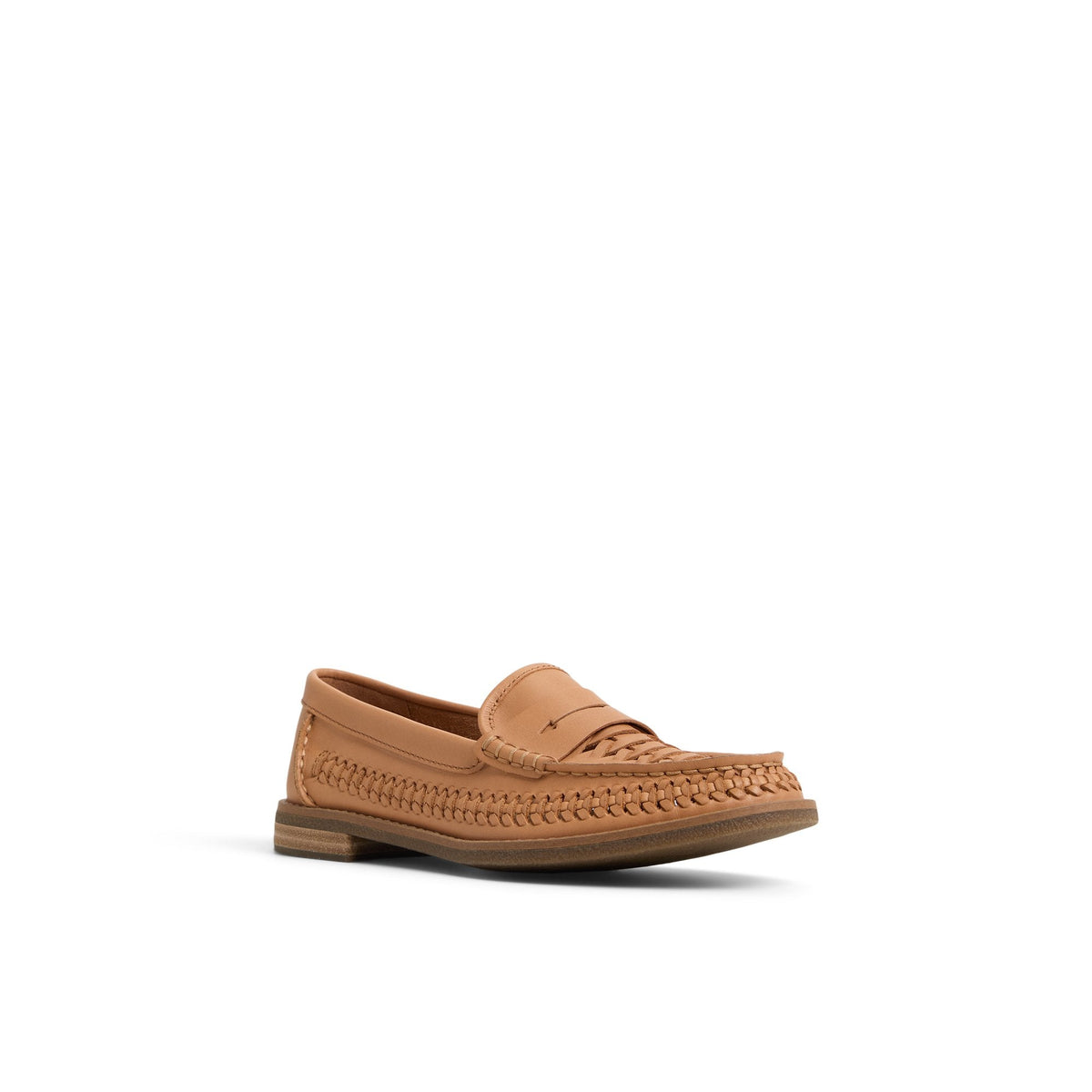 Sperry Special Offer - Seaportwoven Tan Women's Oxfords & Loafers