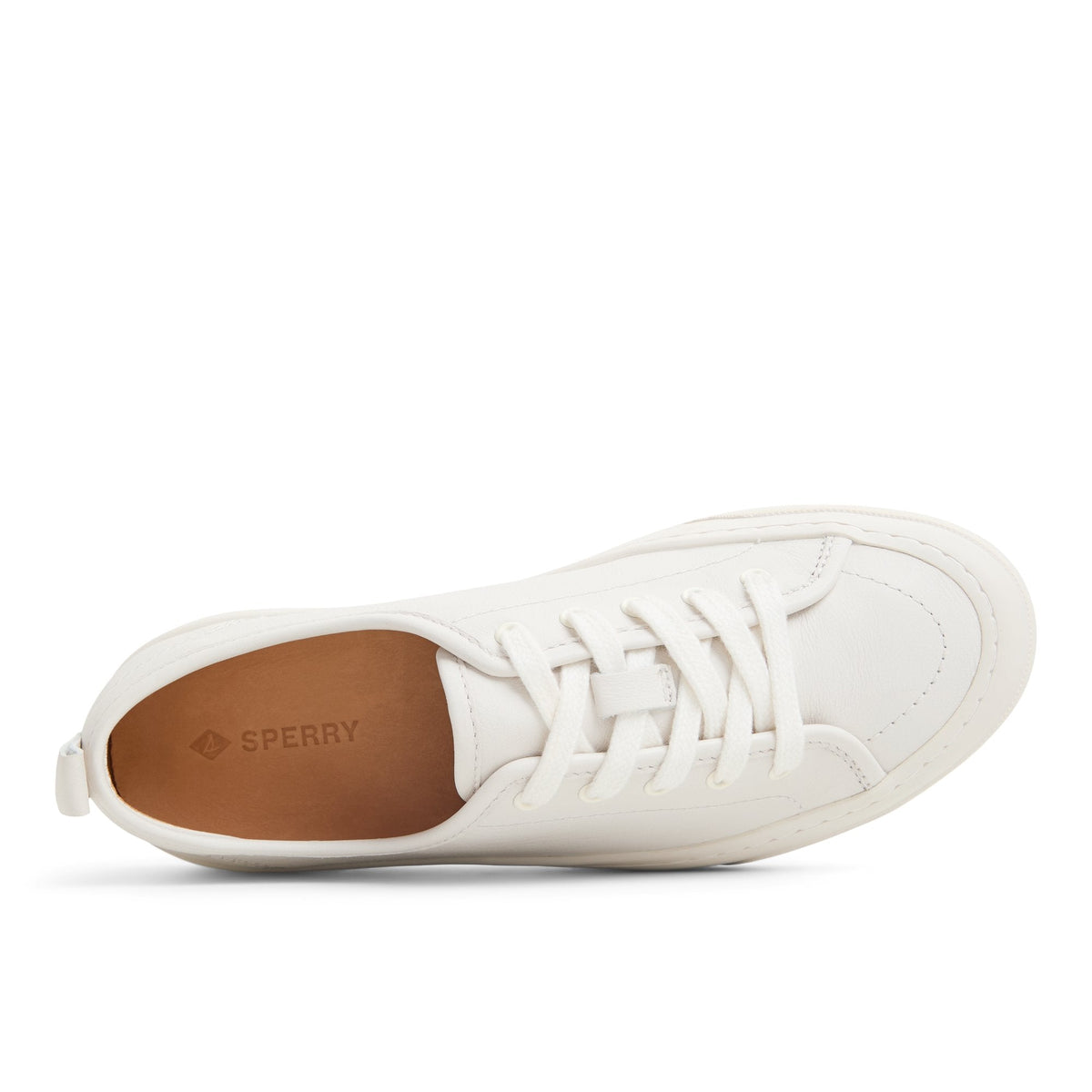 Sperry Popular - Candy Lace-To-Toe Sneaker Cream