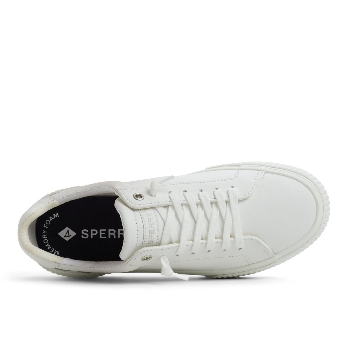 Sperry Best Seller - Bermuda Lace to Toe Platform Sneakers White - 2