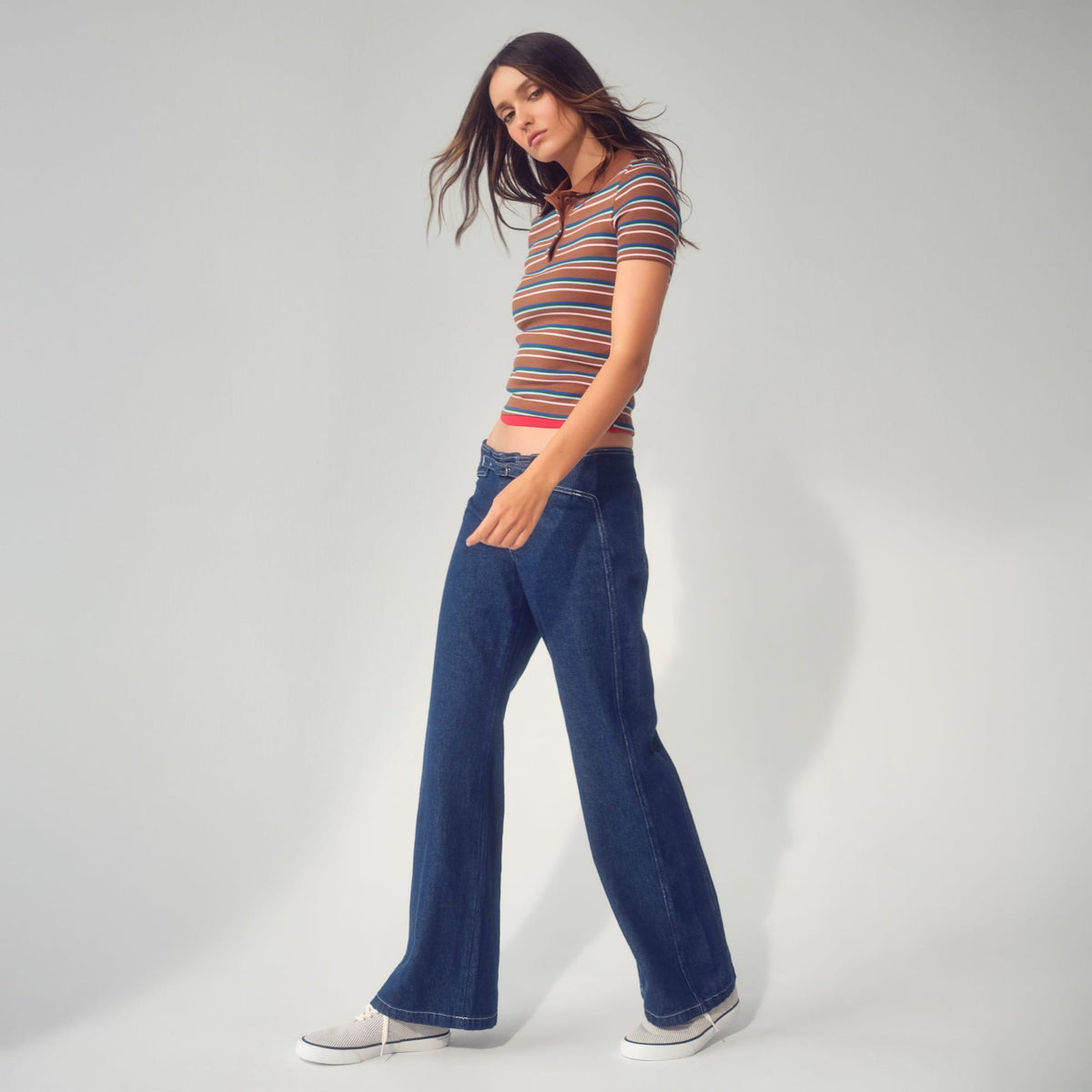 Sperry Featured - Classiccvo White/Blue Women's Sneakers