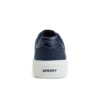 Sperry Hot Sale - Bermuda Lace to Toe Platform Sneakers Navy