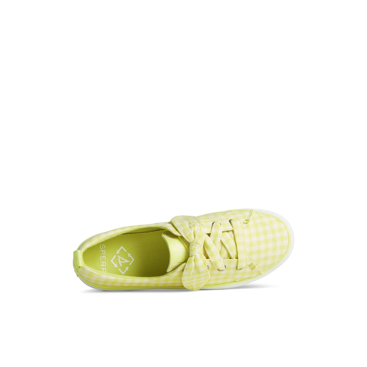 Sperry Hot Sale - Crest Vibe Gingham Sneaker Light Green