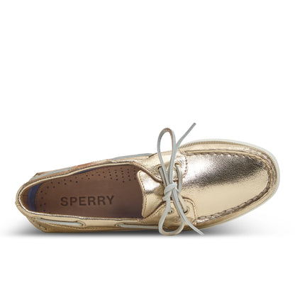 Sperry Quality - Authentic Original™ 2 Eye Boat Shoe Gold Women's Leather